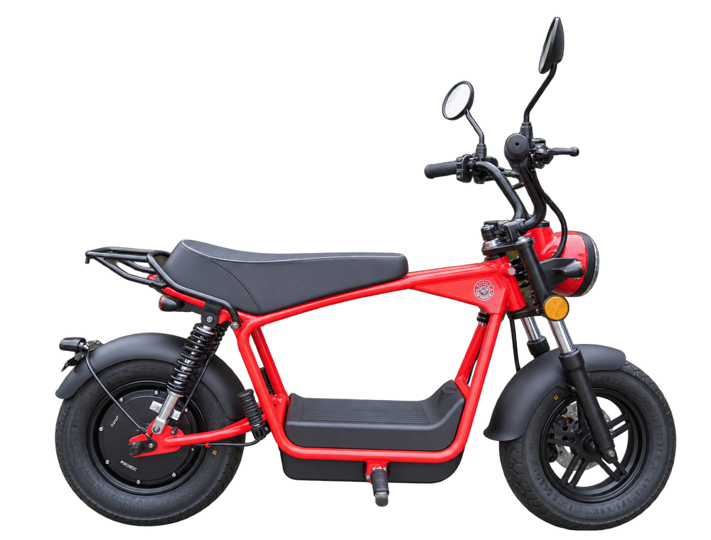 Elektrisches Moped Camping