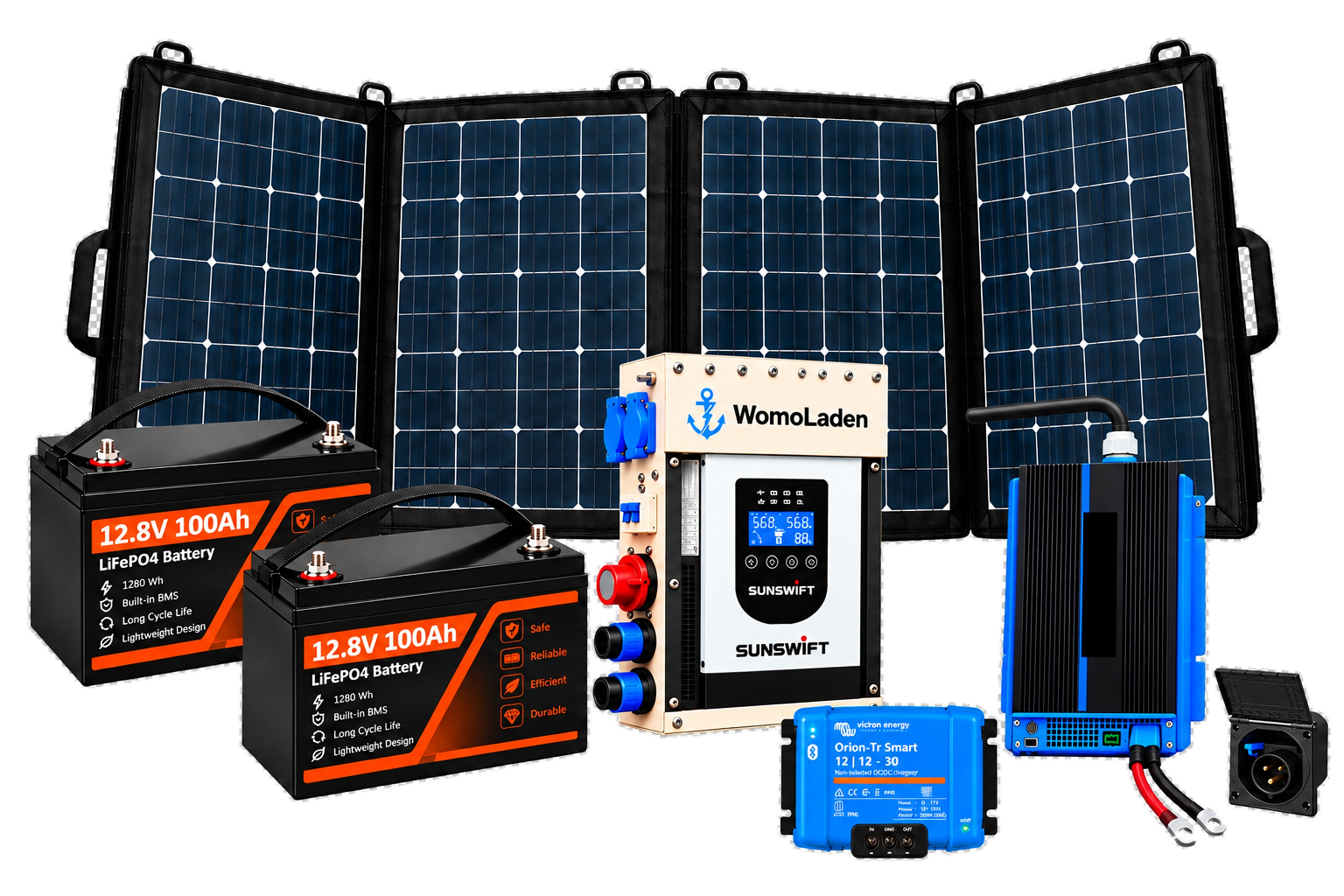 1 kW Notstromsystem für Navigation, Funk und Bilgenpumpe – unabhängige Notstromversorgung Boot
