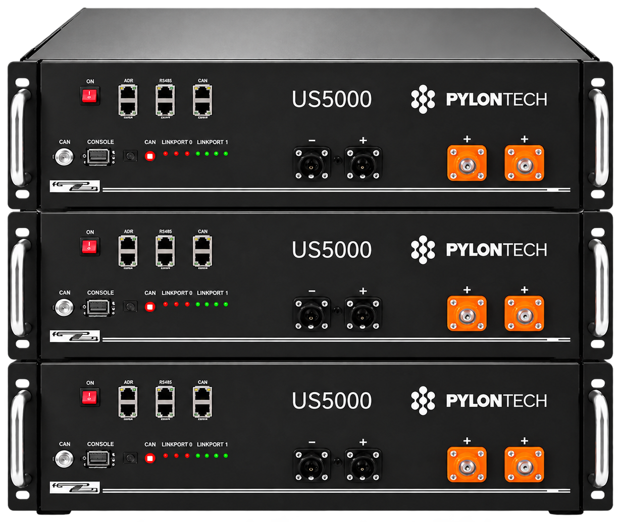 Pylontech Lithium-Batteriespeicher (3x) des Adventure-Sets Titan